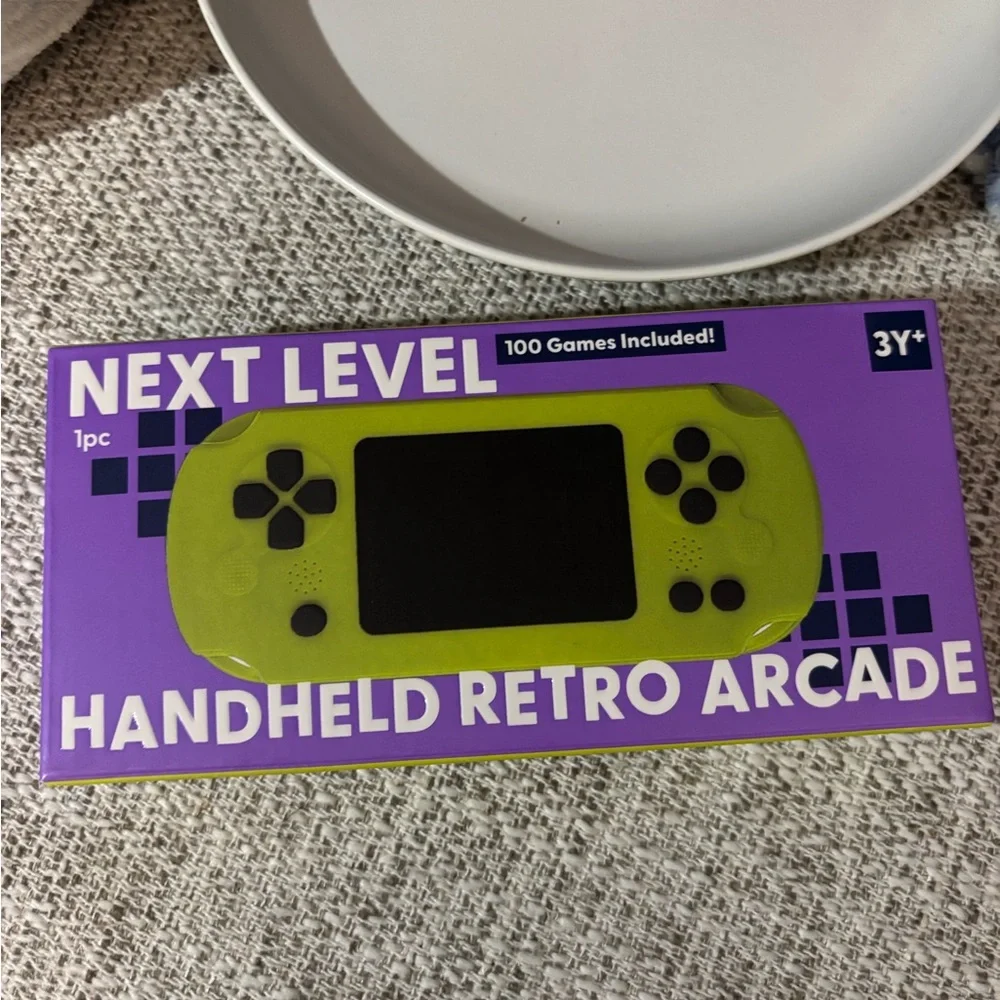Adore Handheld Retro Arcade‎ - Lime Green and Purple